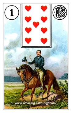 Lenormand Card Meaning 01 The Rider