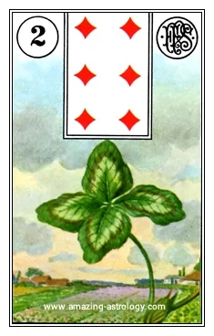Lenormand Card Meaning - 02 Clover Card