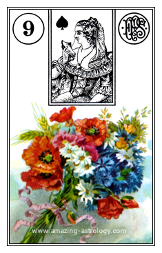 Lenormand Card Meaning - 09 Bouquet Card