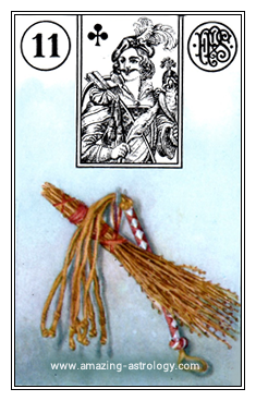 Lenormand Card Meaning - 11 Whip Card