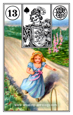 Lenormand Card Meaning - 13 Child Card