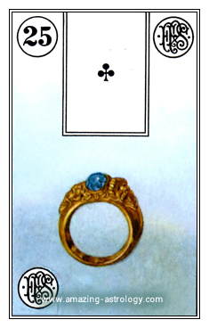 Lenormand Card Meaning - 25 Ring Card