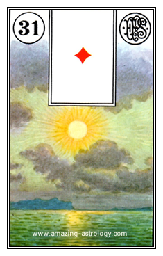 Lenormand Card Meaning - 31 Sun Card