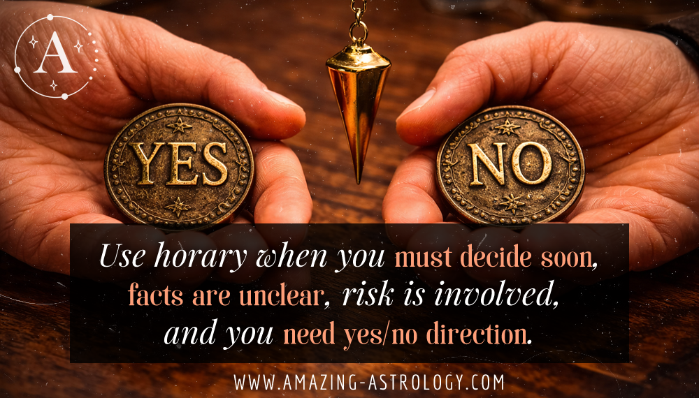 Horary Astrology — It Answers Questions More Clearly Than a Birth Chart!