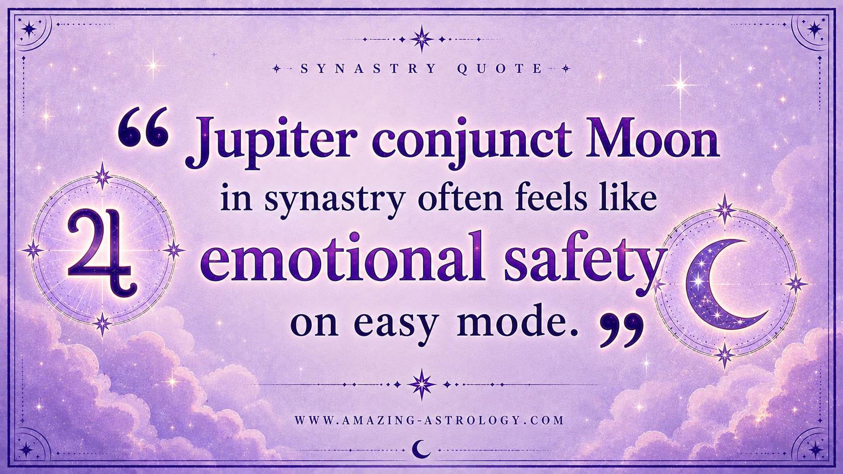 Jupiter Conjunct Venus in Synastry: Why It Feels Like Luck